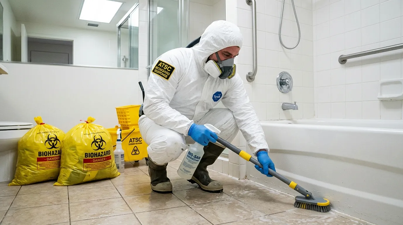 Decontamination equipment deployed for Blood Cleanup in Chatsworth